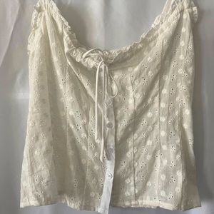 Emory Park - lacy corset top